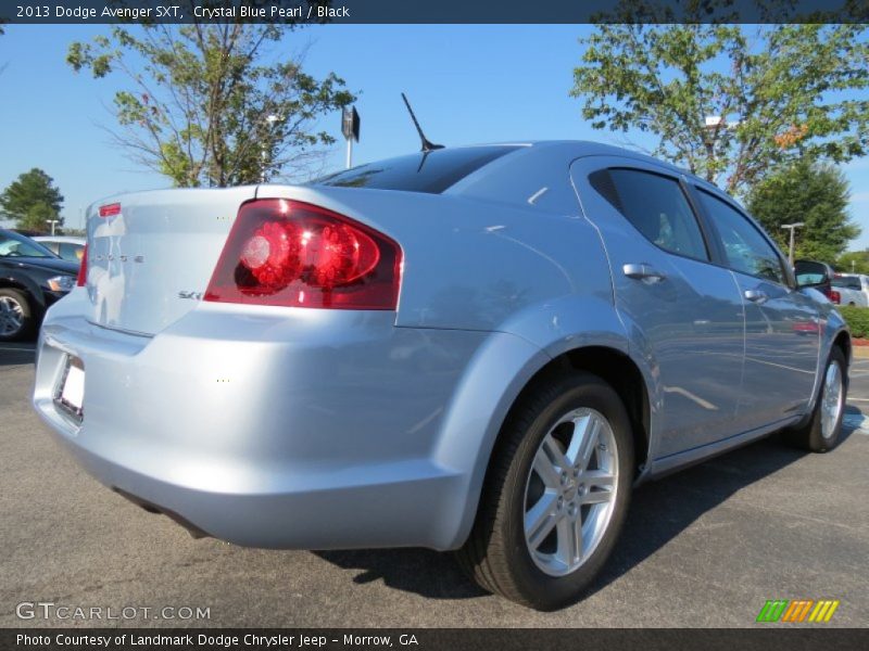 Crystal Blue Pearl / Black 2013 Dodge Avenger SXT
