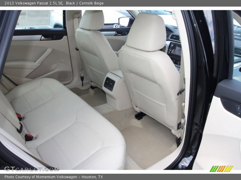 Black / Cornsilk Beige 2013 Volkswagen Passat 2.5L SE