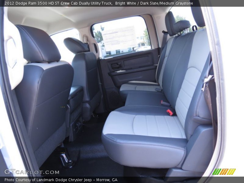 Bright White / Dark Slate/Medium Graystone 2012 Dodge Ram 3500 HD ST Crew Cab Dually Utility Truck
