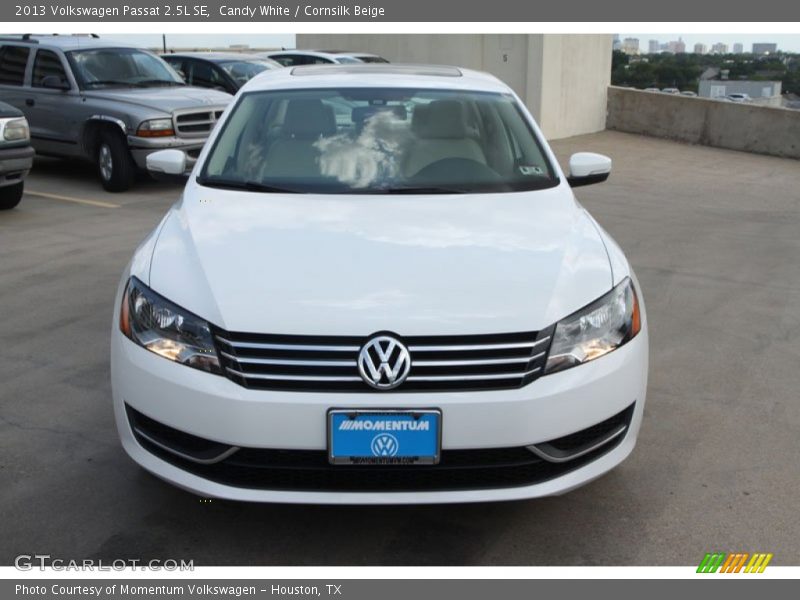 Candy White / Cornsilk Beige 2013 Volkswagen Passat 2.5L SE