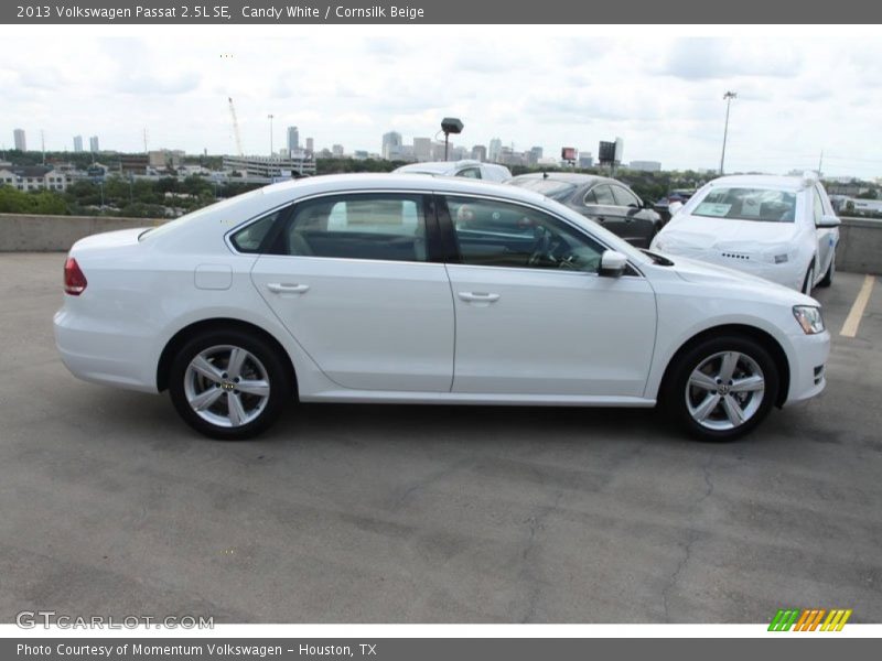 Candy White / Cornsilk Beige 2013 Volkswagen Passat 2.5L SE
