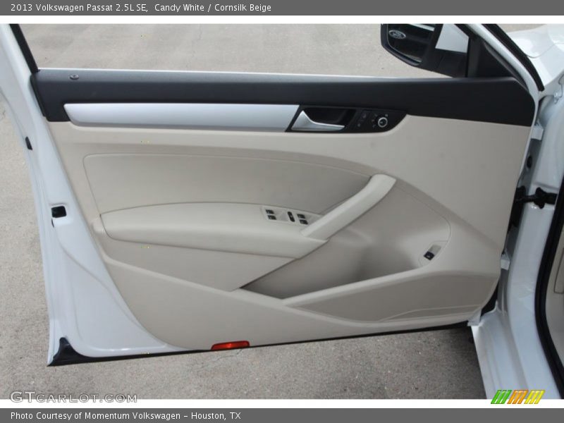 Candy White / Cornsilk Beige 2013 Volkswagen Passat 2.5L SE