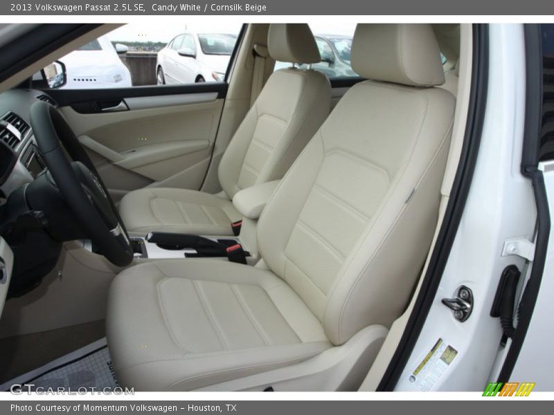 Candy White / Cornsilk Beige 2013 Volkswagen Passat 2.5L SE