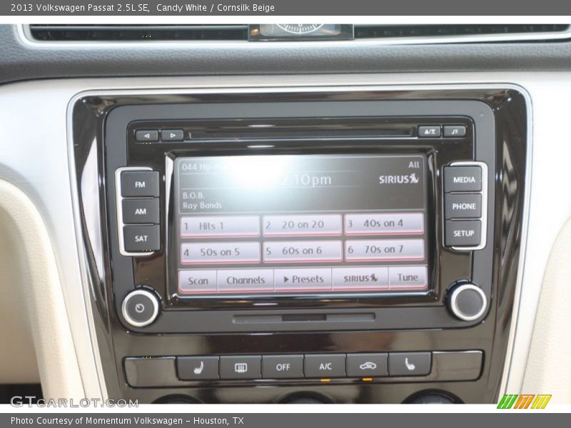 Candy White / Cornsilk Beige 2013 Volkswagen Passat 2.5L SE