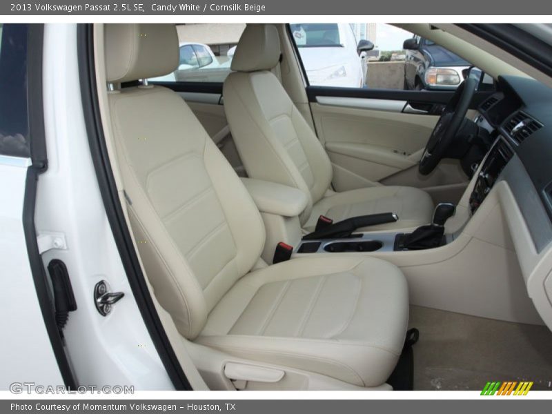 Candy White / Cornsilk Beige 2013 Volkswagen Passat 2.5L SE