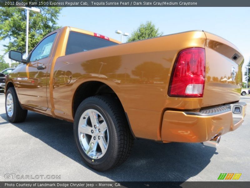  2012 Ram 1500 Express Regular Cab Tequila Sunrise Pearl