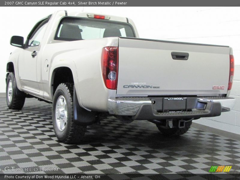 Silver Birch Metallic / Pewter 2007 GMC Canyon SLE Regular Cab 4x4