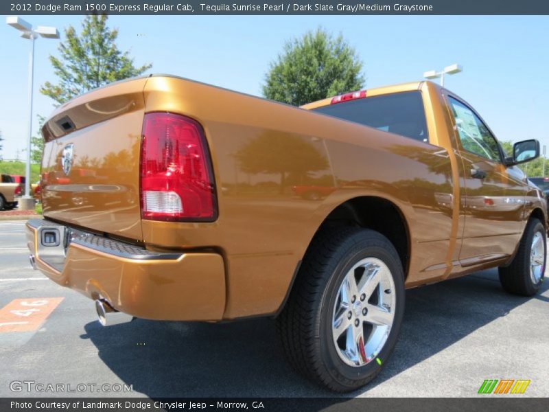 Tequila Sunrise Pearl / Dark Slate Gray/Medium Graystone 2012 Dodge Ram 1500 Express Regular Cab