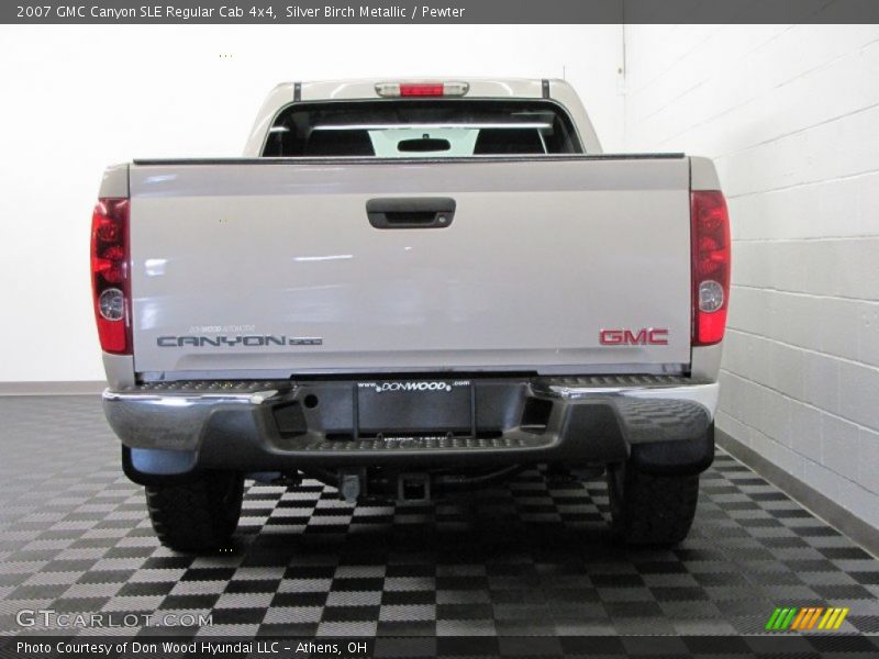 Silver Birch Metallic / Pewter 2007 GMC Canyon SLE Regular Cab 4x4