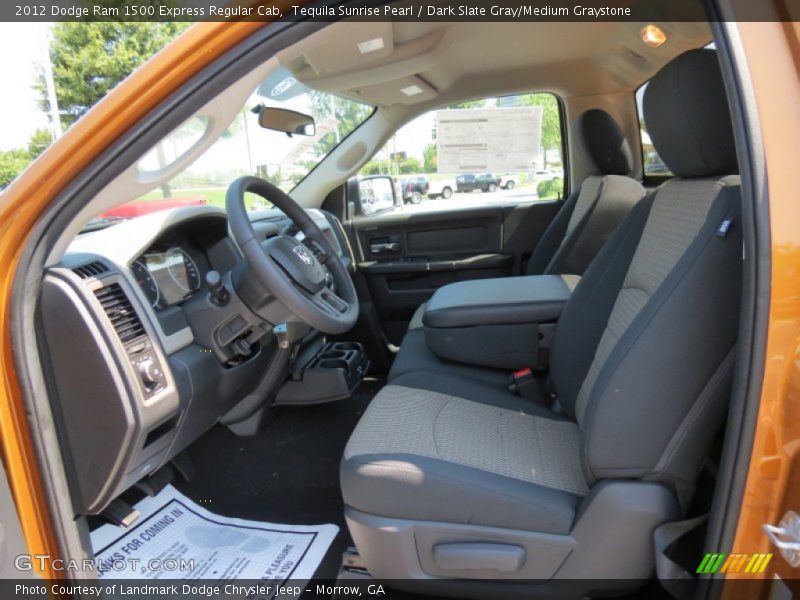 Front Seat of 2012 Ram 1500 Express Regular Cab