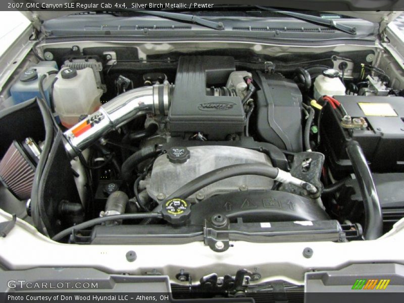 Silver Birch Metallic / Pewter 2007 GMC Canyon SLE Regular Cab 4x4