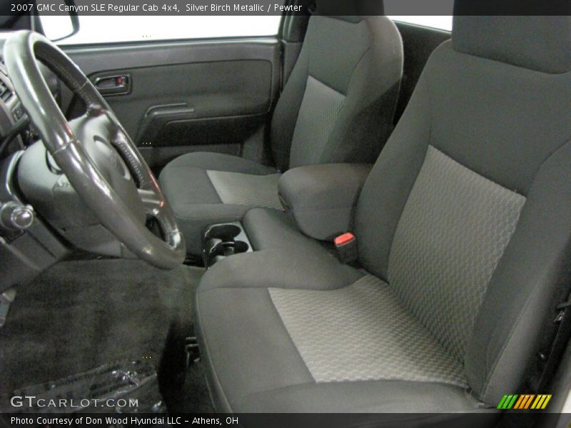 Silver Birch Metallic / Pewter 2007 GMC Canyon SLE Regular Cab 4x4