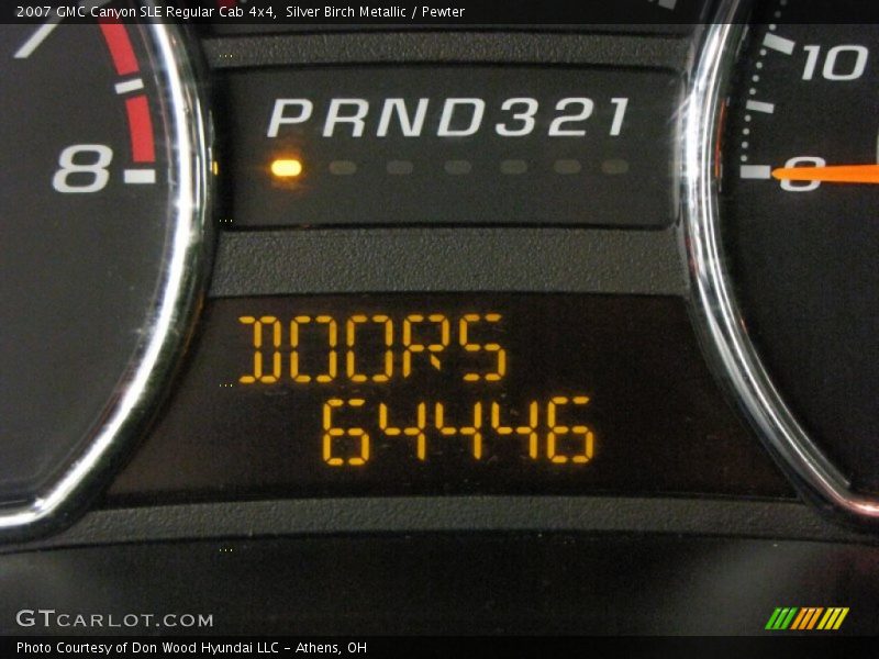 Silver Birch Metallic / Pewter 2007 GMC Canyon SLE Regular Cab 4x4