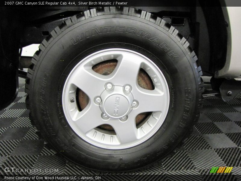 Silver Birch Metallic / Pewter 2007 GMC Canyon SLE Regular Cab 4x4