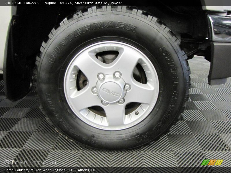 Silver Birch Metallic / Pewter 2007 GMC Canyon SLE Regular Cab 4x4