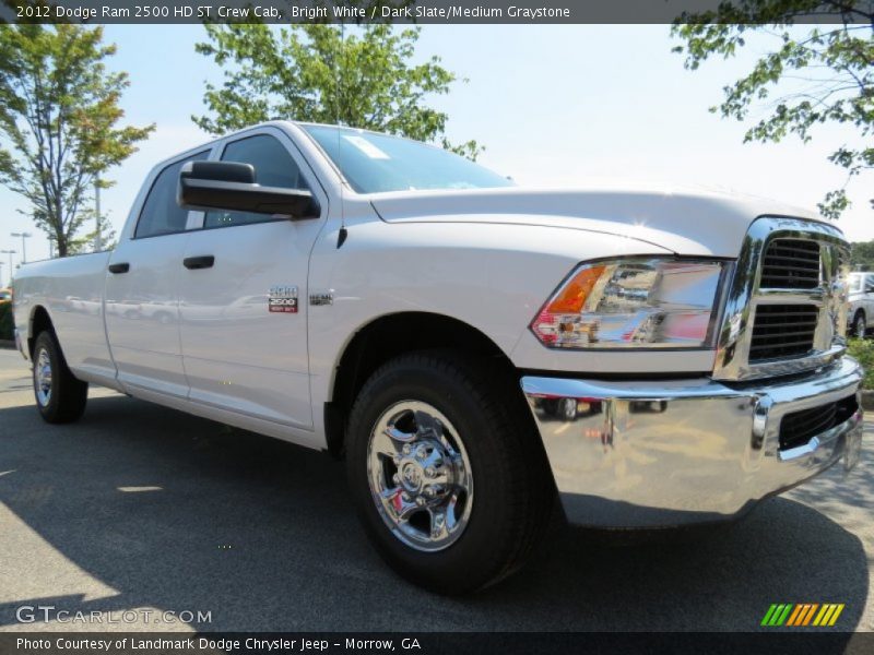 Bright White / Dark Slate/Medium Graystone 2012 Dodge Ram 2500 HD ST Crew Cab