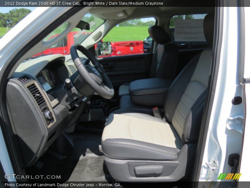 Bright White / Dark Slate/Medium Graystone 2012 Dodge Ram 2500 HD ST Crew Cab