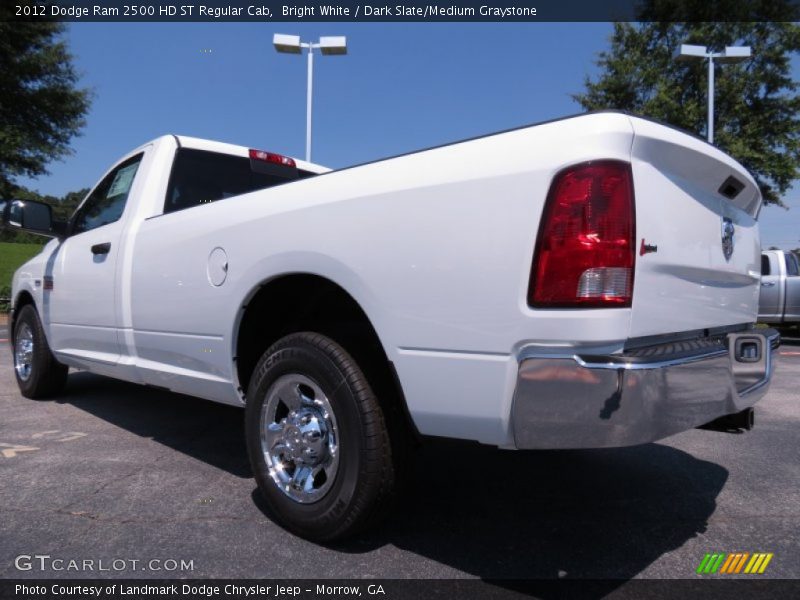 Bright White / Dark Slate/Medium Graystone 2012 Dodge Ram 2500 HD ST Regular Cab