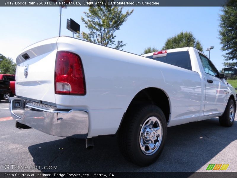 Bright White / Dark Slate/Medium Graystone 2012 Dodge Ram 2500 HD ST Regular Cab
