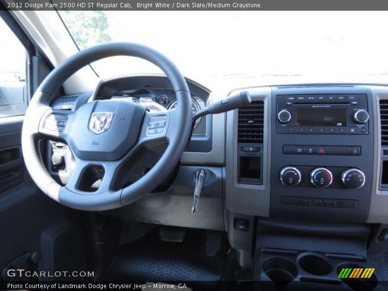 Bright White / Dark Slate/Medium Graystone 2012 Dodge Ram 2500 HD ST Regular Cab