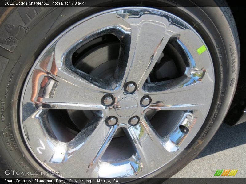 Pitch Black / Black 2012 Dodge Charger SE