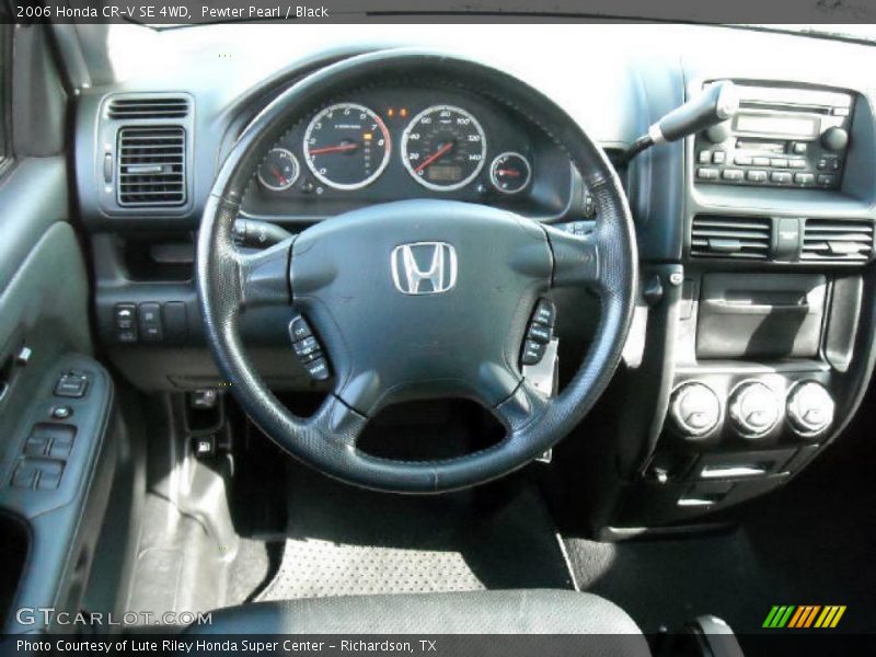 Pewter Pearl / Black 2006 Honda CR-V SE 4WD