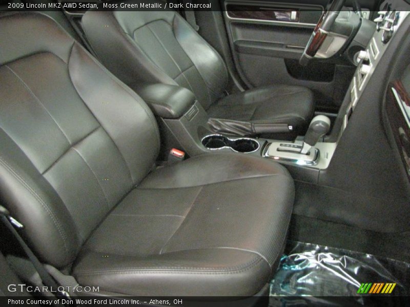Moss Green Metallic / Dark Charcoal 2009 Lincoln MKZ AWD Sedan