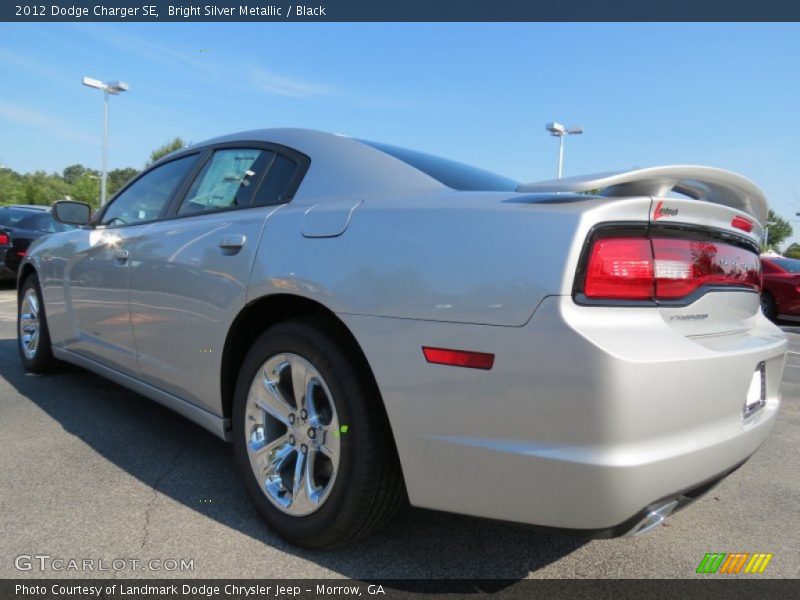 Bright Silver Metallic / Black 2012 Dodge Charger SE