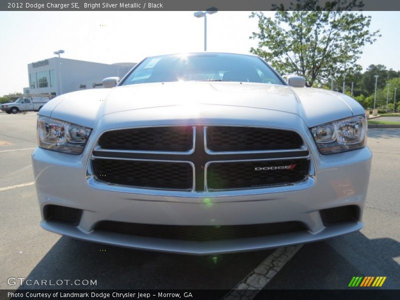 Bright Silver Metallic / Black 2012 Dodge Charger SE