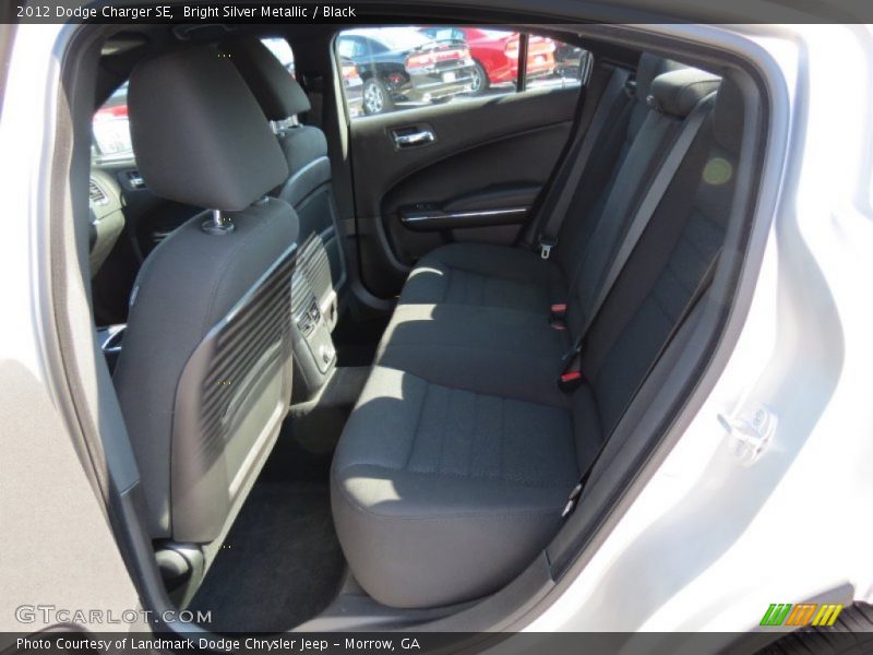 Bright Silver Metallic / Black 2012 Dodge Charger SE