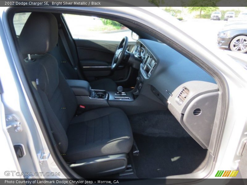 Bright Silver Metallic / Black 2012 Dodge Charger SE