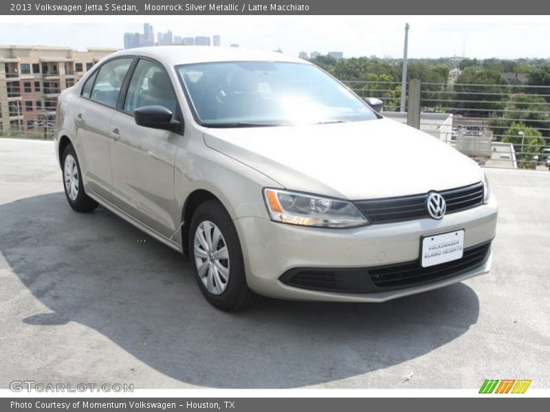 Moonrock Silver Metallic / Latte Macchiato 2013 Volkswagen Jetta S Sedan