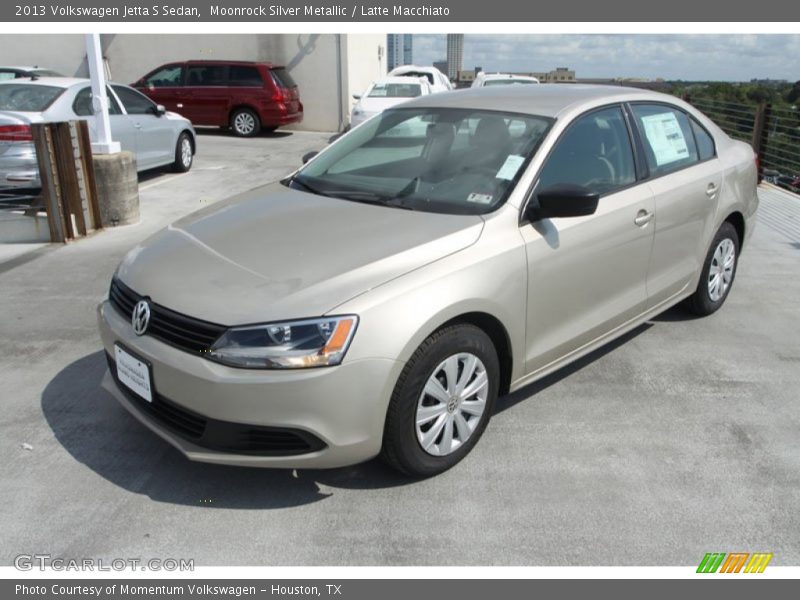Moonrock Silver Metallic / Latte Macchiato 2013 Volkswagen Jetta S Sedan