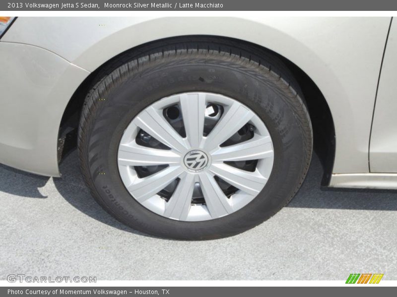 Moonrock Silver Metallic / Latte Macchiato 2013 Volkswagen Jetta S Sedan