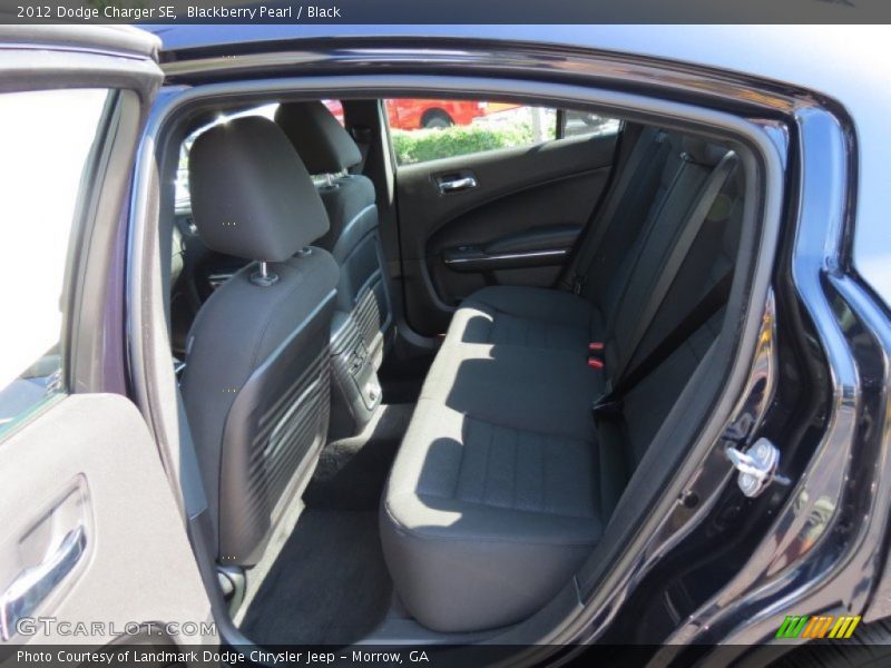 Blackberry Pearl / Black 2012 Dodge Charger SE