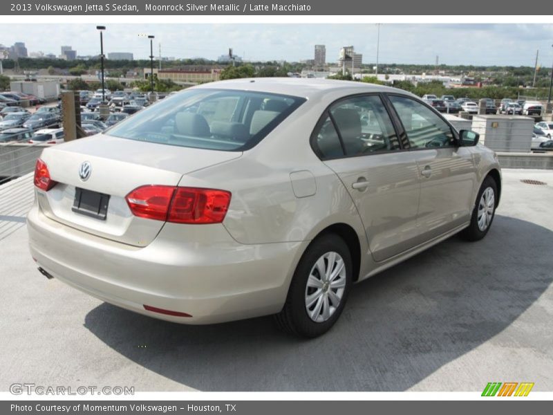 Moonrock Silver Metallic / Latte Macchiato 2013 Volkswagen Jetta S Sedan