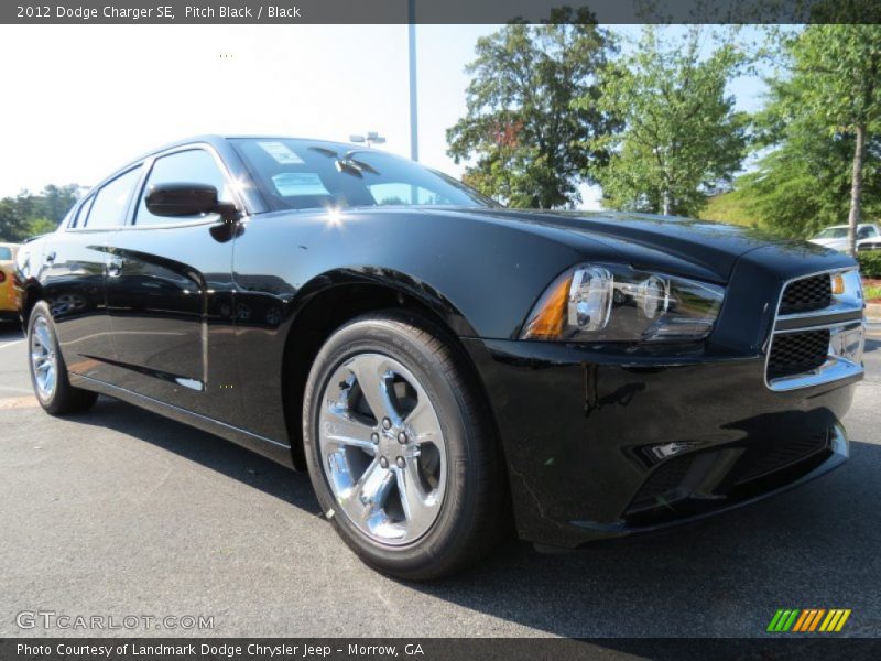 Pitch Black / Black 2012 Dodge Charger SE
