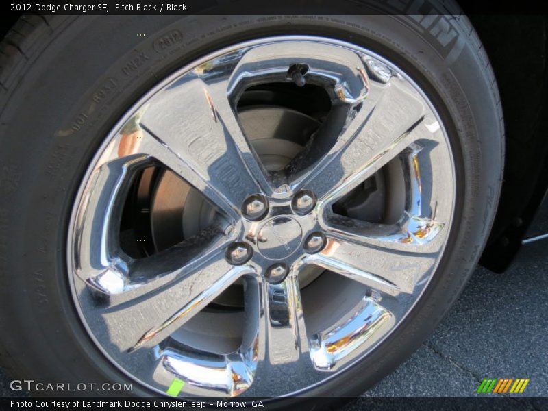 Pitch Black / Black 2012 Dodge Charger SE