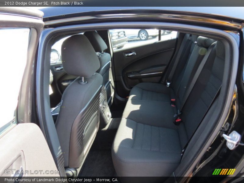 Pitch Black / Black 2012 Dodge Charger SE