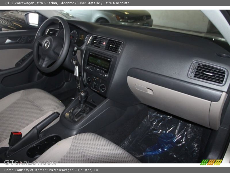 Moonrock Silver Metallic / Latte Macchiato 2013 Volkswagen Jetta S Sedan