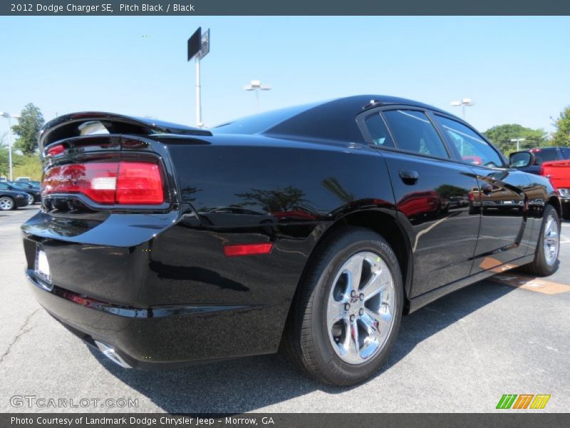 Pitch Black / Black 2012 Dodge Charger SE