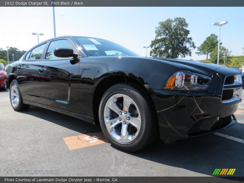 Pitch Black / Black 2012 Dodge Charger SE
