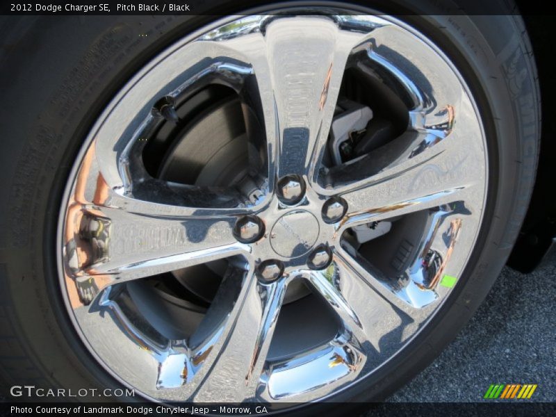 Pitch Black / Black 2012 Dodge Charger SE
