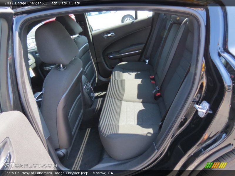 Pitch Black / Black 2012 Dodge Charger SE