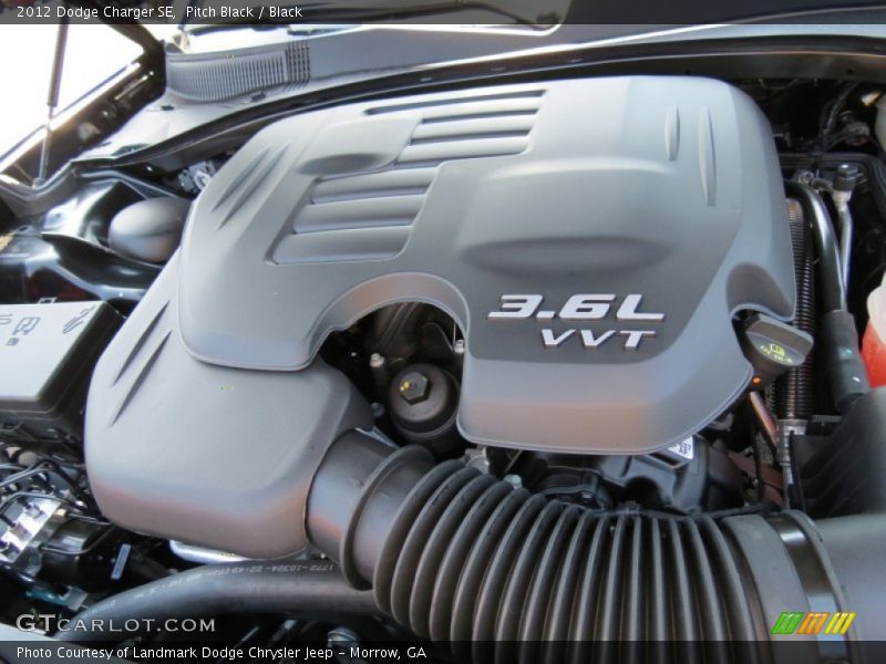 Pitch Black / Black 2012 Dodge Charger SE