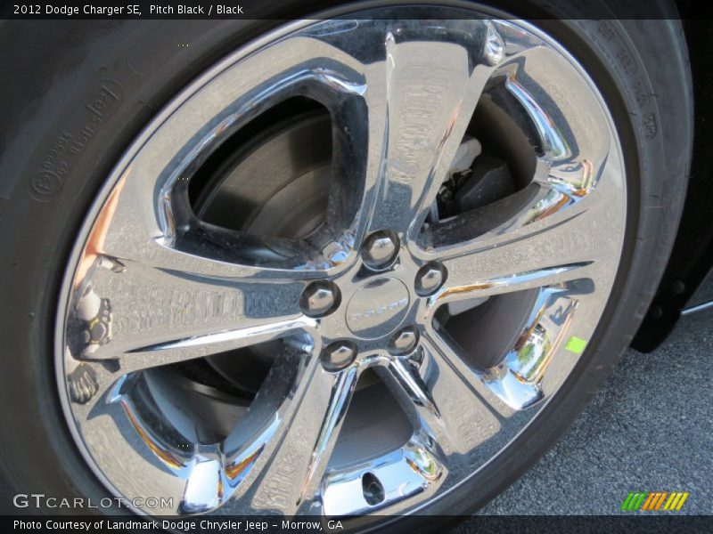 Pitch Black / Black 2012 Dodge Charger SE