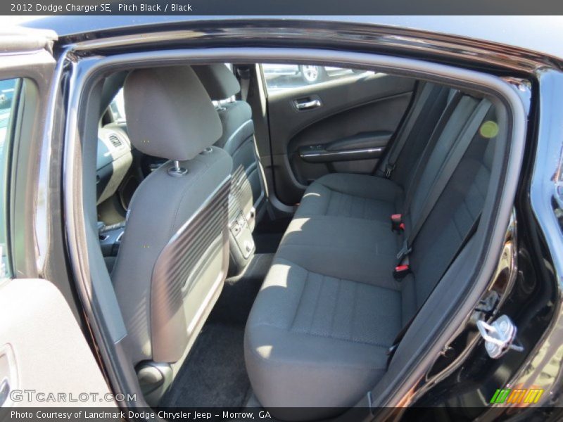 Pitch Black / Black 2012 Dodge Charger SE