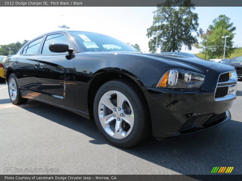 Pitch Black / Black 2012 Dodge Charger SE