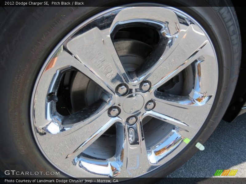 Pitch Black / Black 2012 Dodge Charger SE