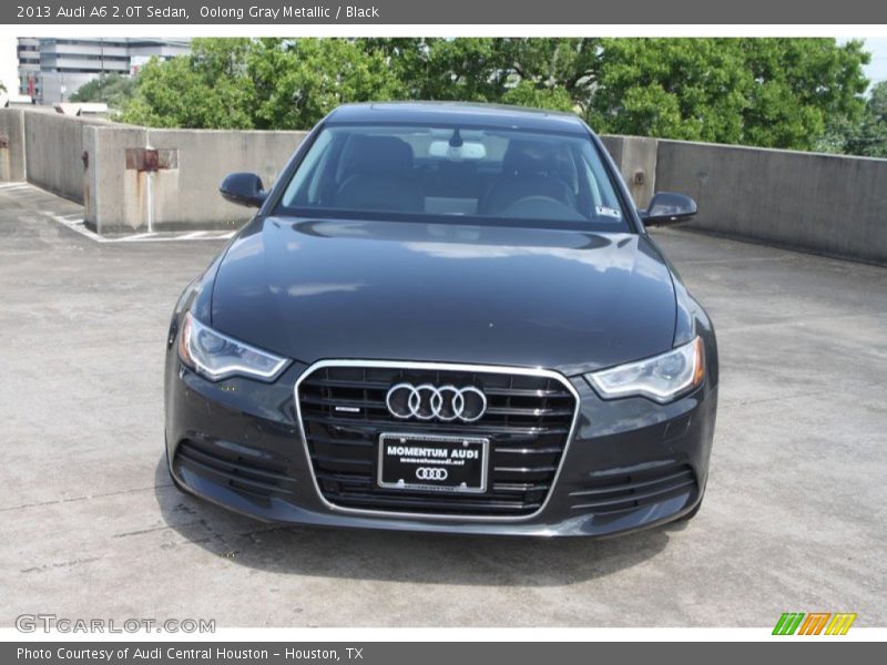 Oolong Gray Metallic / Black 2013 Audi A6 2.0T Sedan